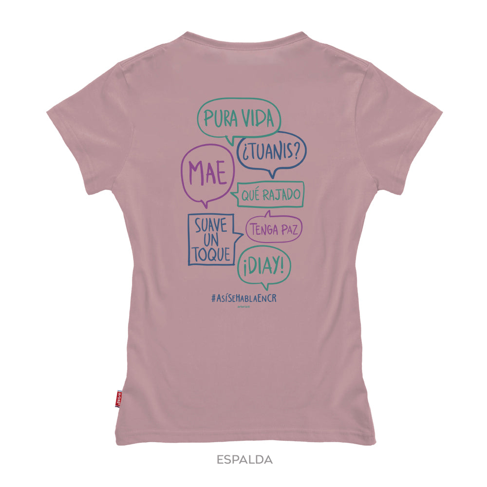 camiseta GLOBOS DE TEXTO