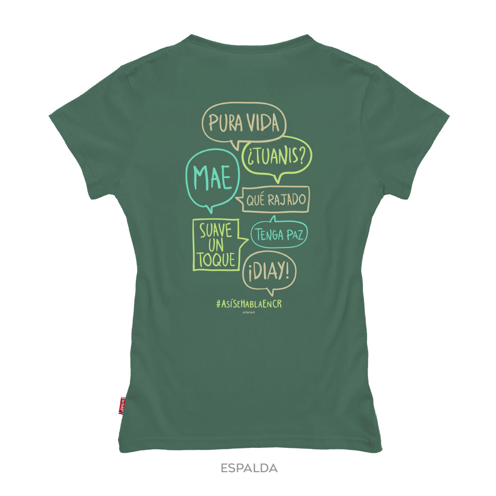 camiseta GLOBOS DE TEXTO