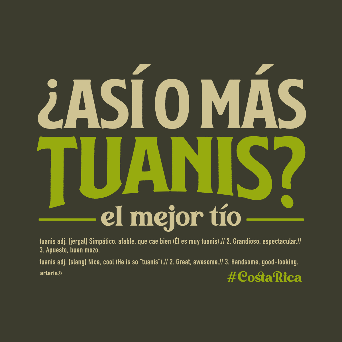 Camiseta ASÍ O MÁS TUANIS - TÍO