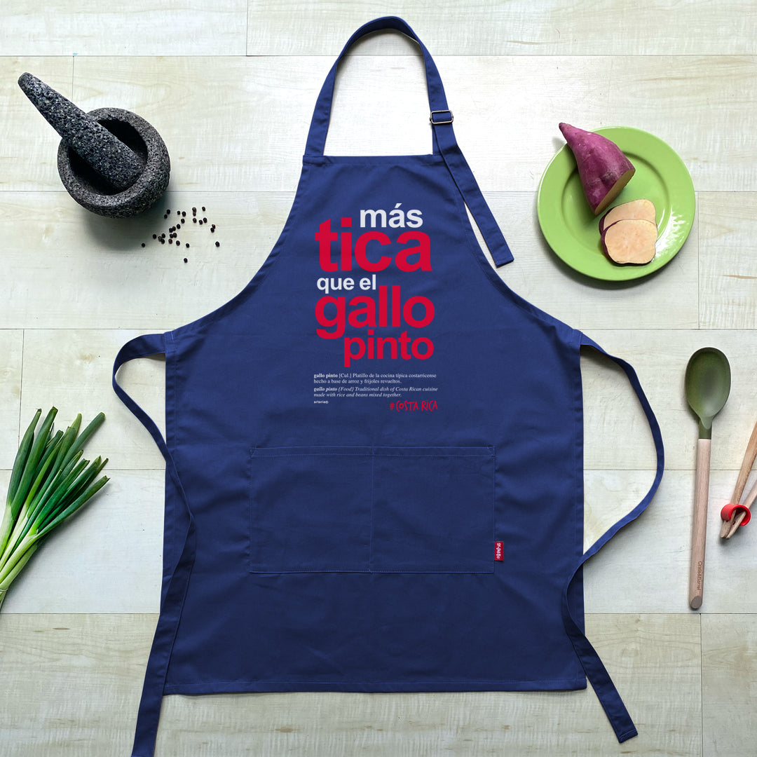 Delantal MAS TICA QUE EL GALLO PINTO