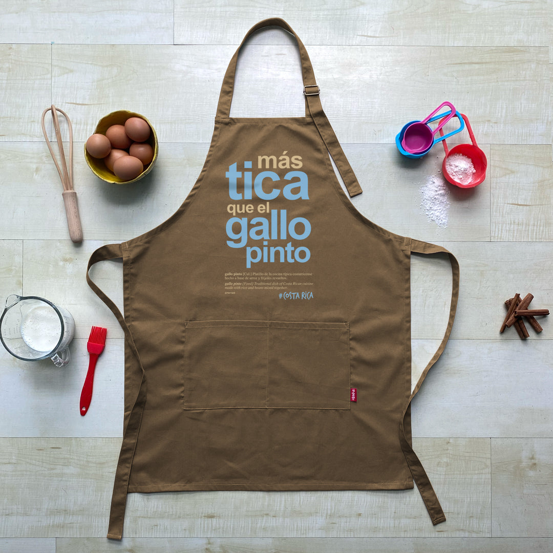 Delantal MAS TICA QUE EL GALLO PINTO