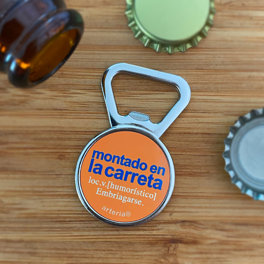 Destapador redondo MONTADO EN LA CARRETA
