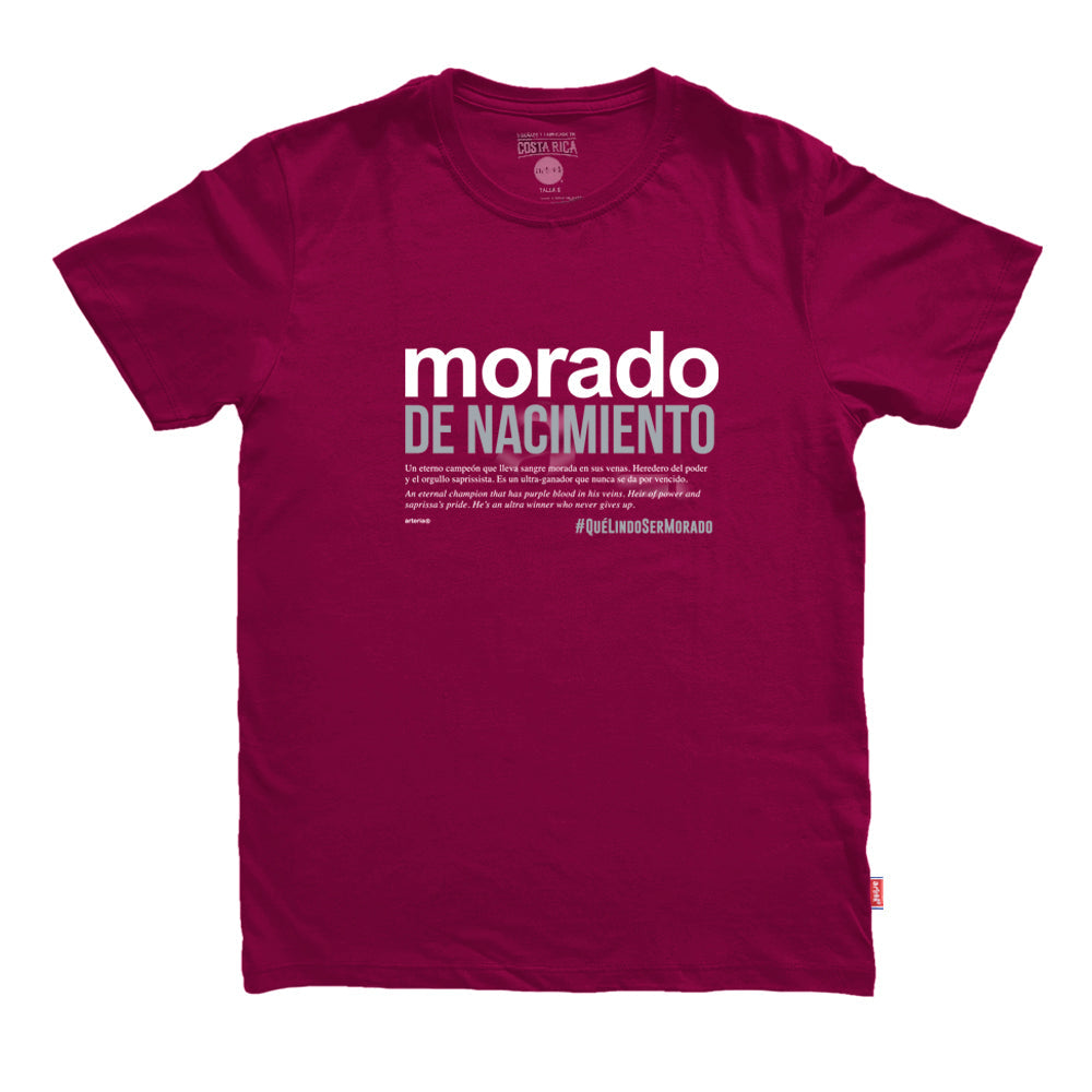 Camiseta MORADO DE NACIMIENTO