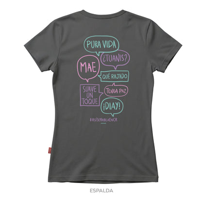 Camiseta GLOBOS DE TEXTO