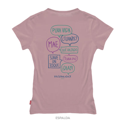 camiseta GLOBOS DE TEXTO