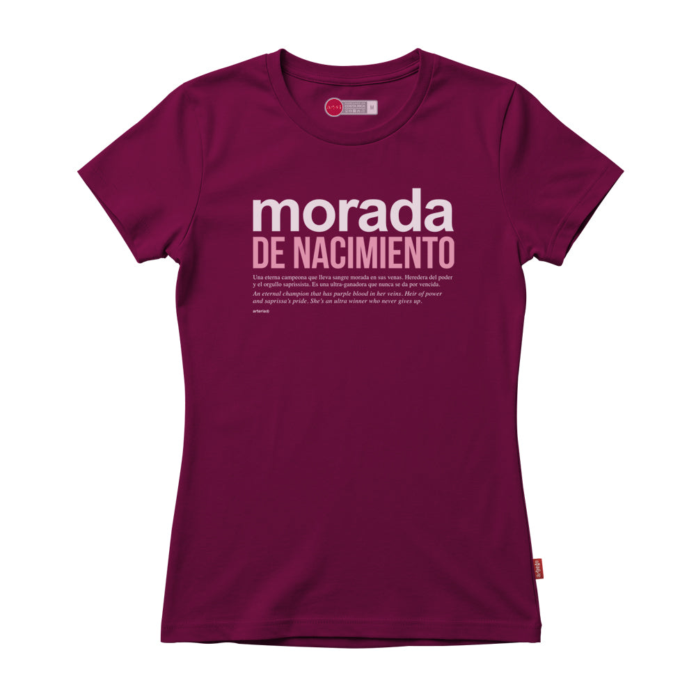 Camiseta MORADA DE NACIMIENTO