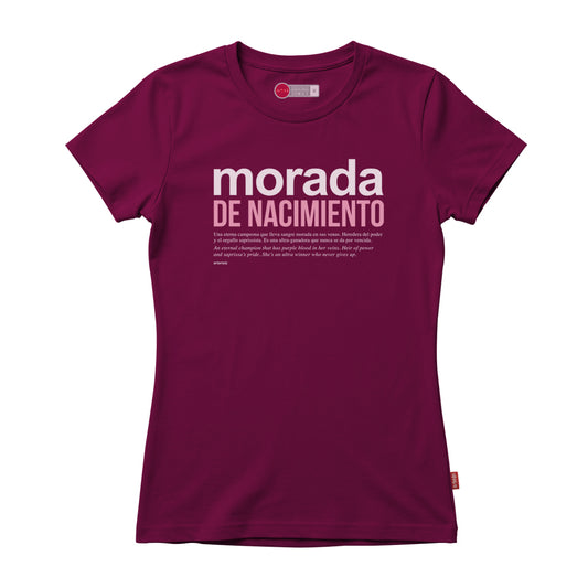 Camiseta MORADA DE NACIMIENTO