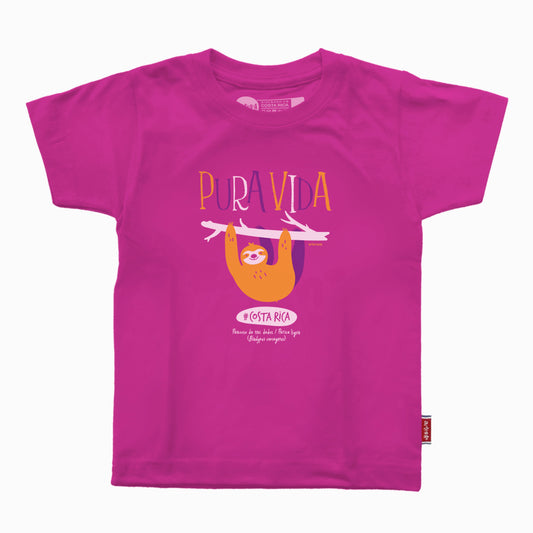 Camiseta Infantil Perezoso