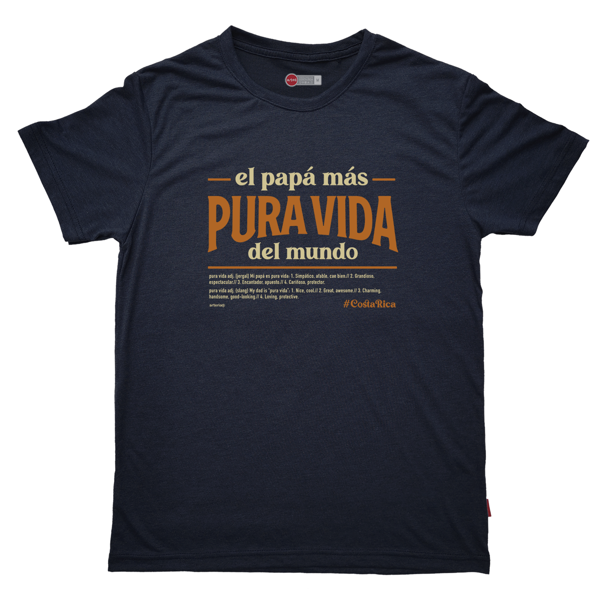 Camiseta EL PAPÁ MÁS PURA VIDA