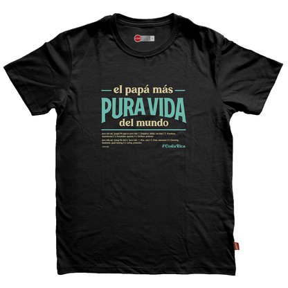 Camiseta EL PAPÁ MÁS PURA VIDA