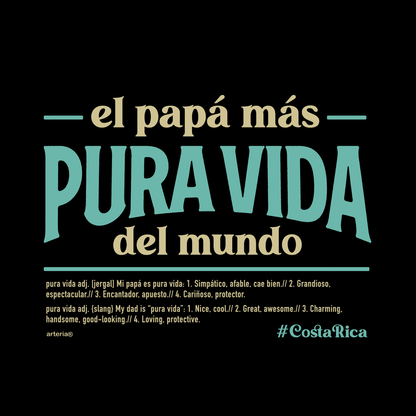 Camiseta EL PAPÁ MÁS PURA VIDA