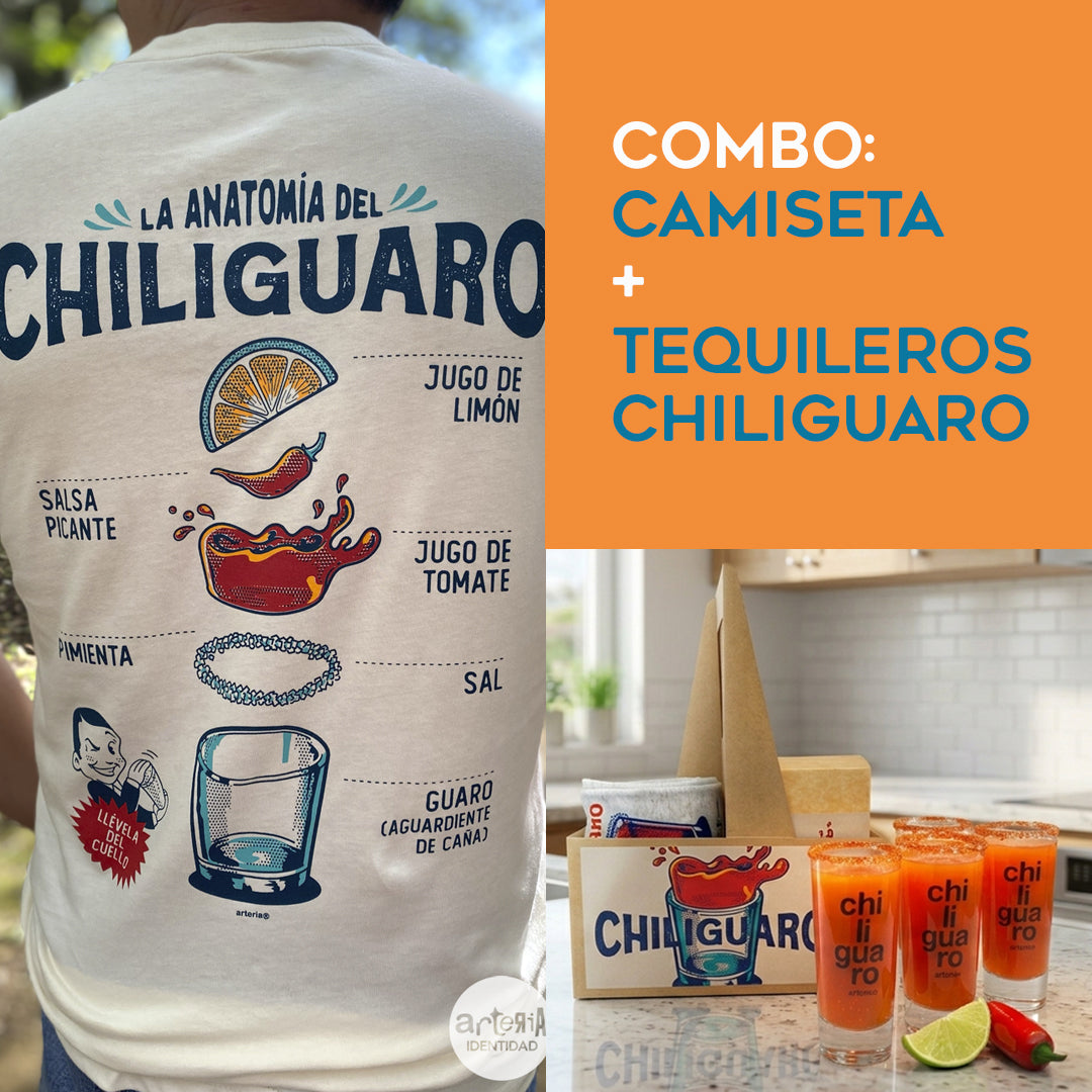 Combo tequileros CHILIGUARO + camiseta