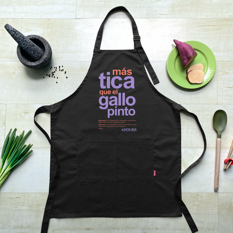 Delantal MAS TICA QUE EL GALLO PINTO