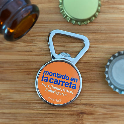 Destapador redondo MONTADO EN LA CARRETA