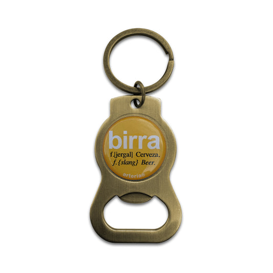 Llavero destapador BIRRA