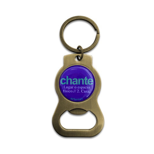 Llavero destapador CHANTE