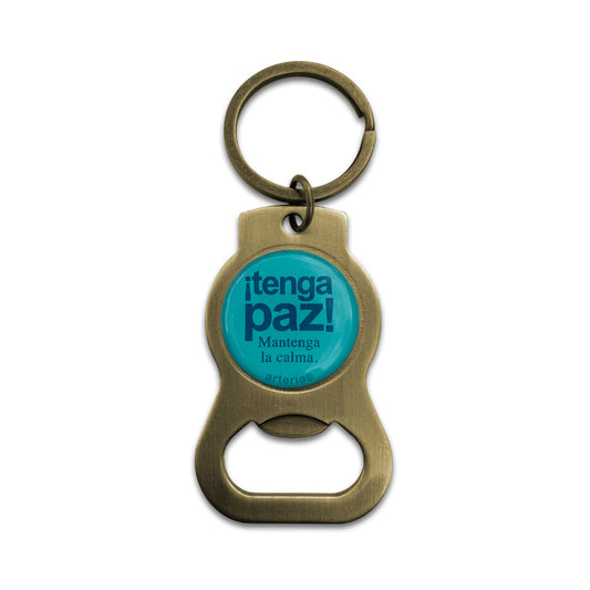 Llavero destapador TENGA PAZ