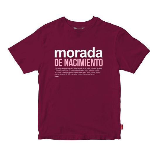 Camiseta Juvenil MORADA DE NACIMIENTO