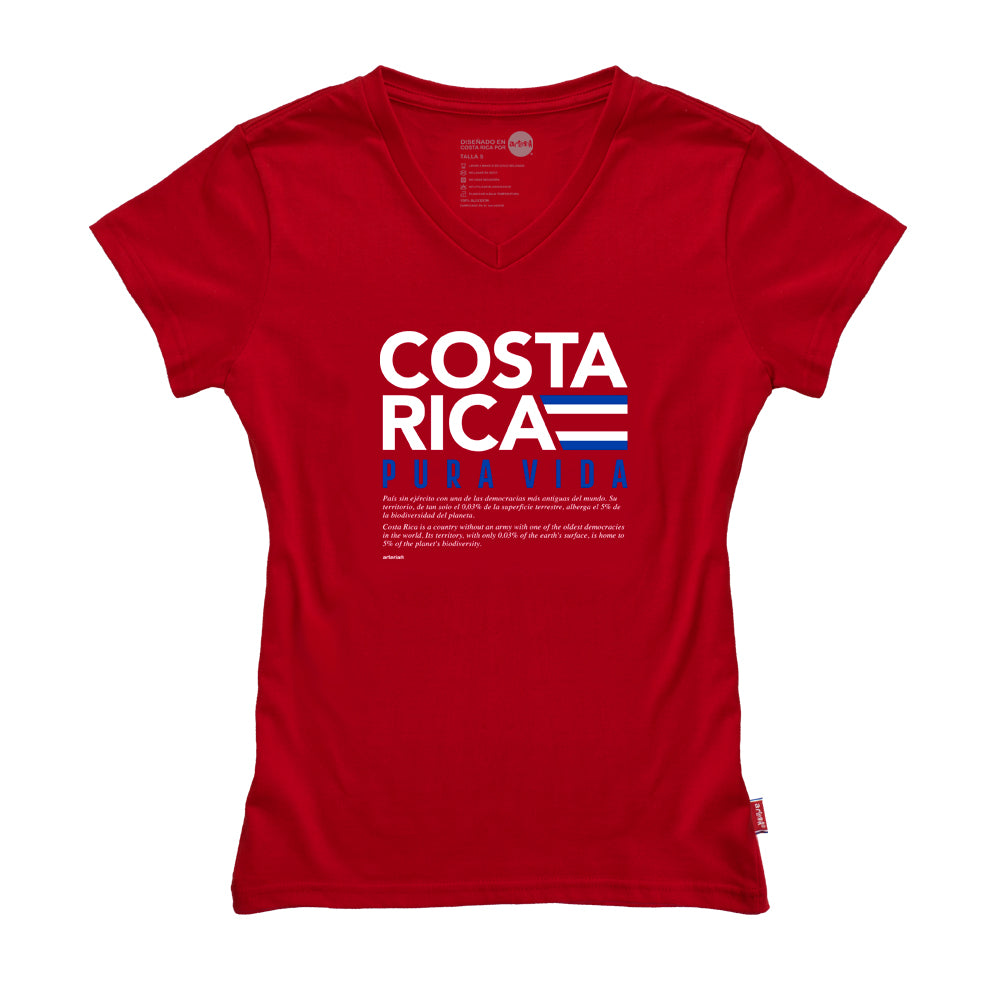 Camiseta COSTA RICA BANDERA