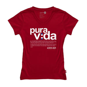 Camiseta Roja PURA VIDA