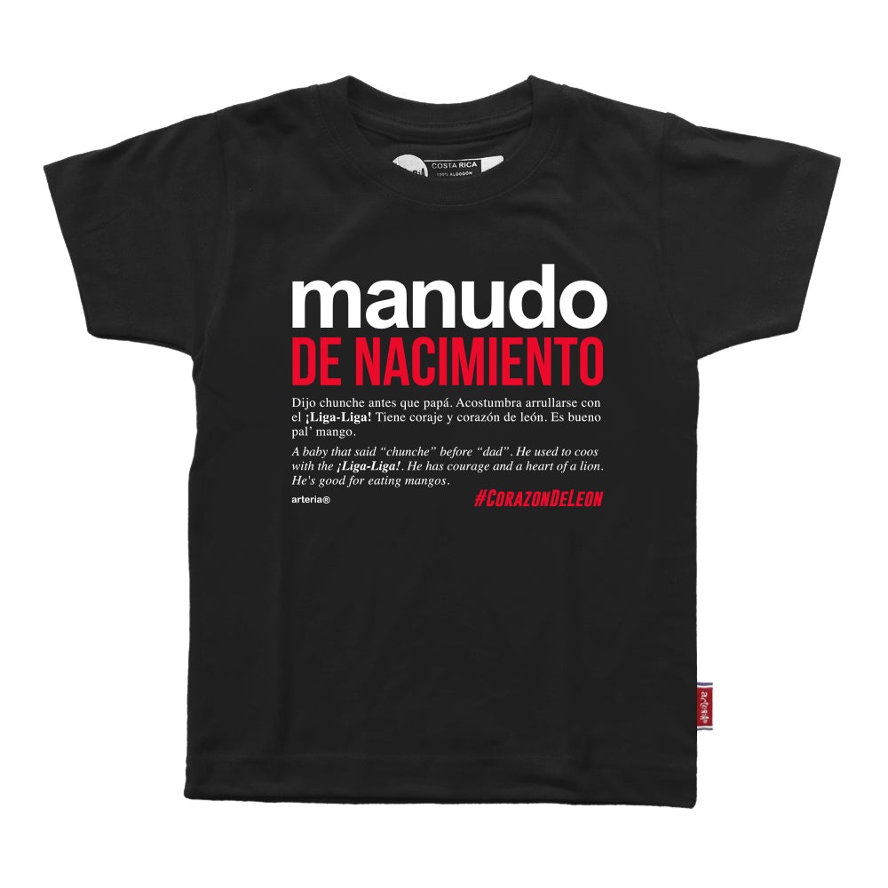 Camiseta infantil MANUDO