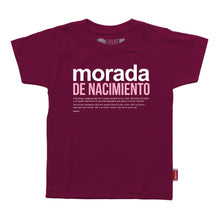 Cargar imagen en el visor de la galería, Camiseta infantil MORADA
