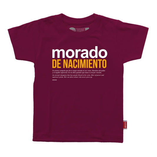 Camiseta infantil MORADO