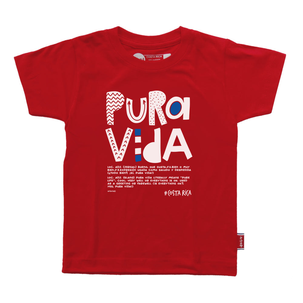 Camiseta infantil PURA VIDA